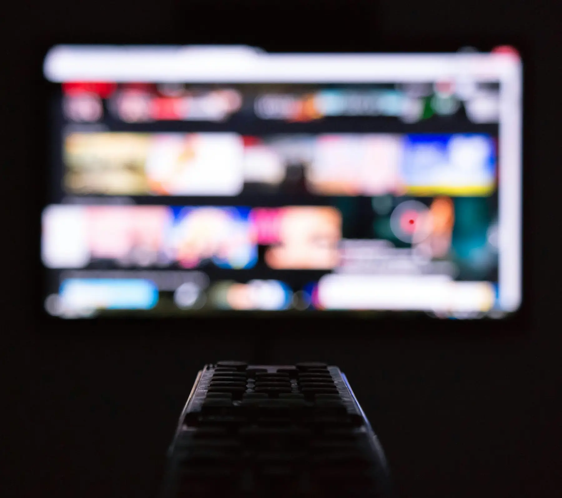 TV, remote and phone ready for IPTV setup